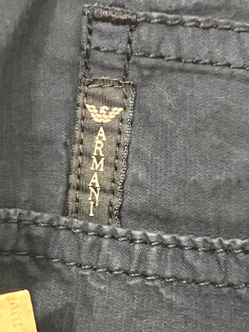 NWT Vintage Armani Jeans women's high rise bootcut trousers Size 28 - Picture 3 of 16